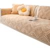 Sofa Cushion Simple Winter Plush Light Luxury Style Cushion Thickened Anti-Slip Leather Sofa Cover Cover Cloth Universal