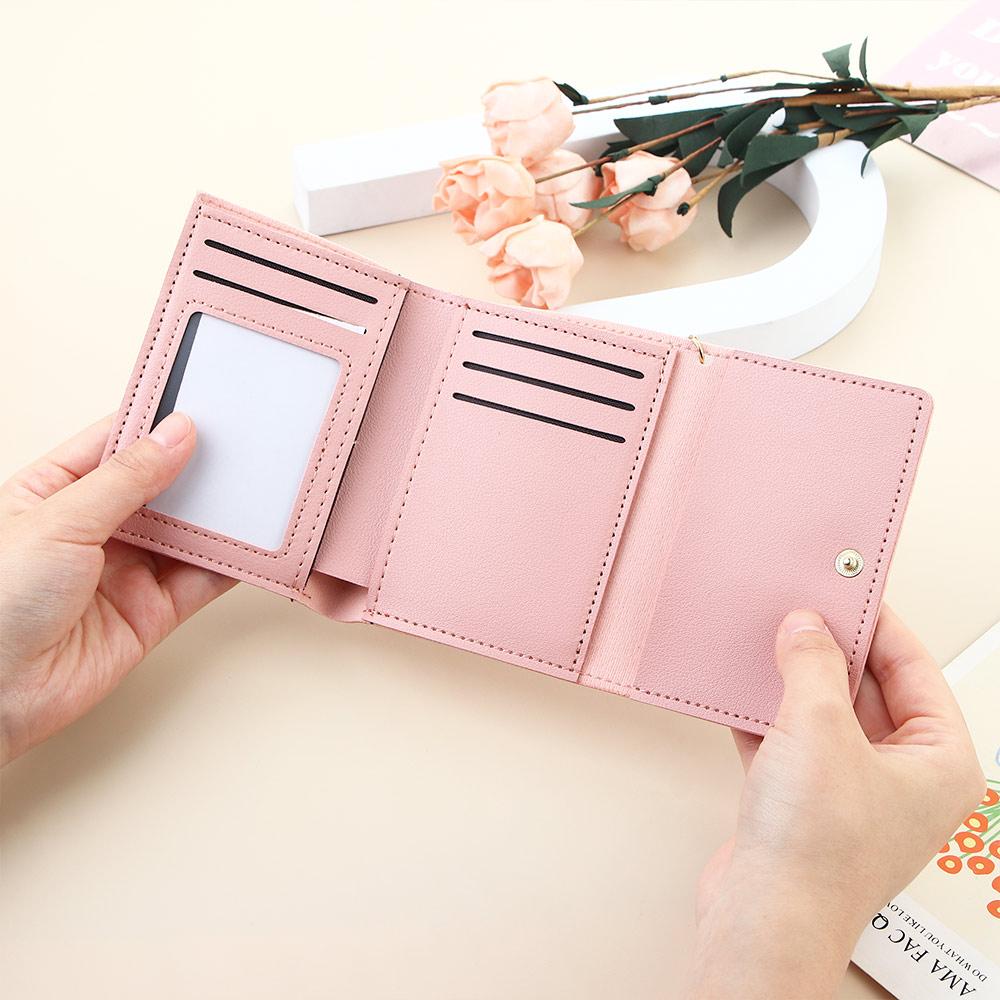 PU Leather Rabbit Carrot Korean Money Bag Women Wallets Card Holders Small Coin Purse
