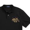 Polo Ralph Lauren SS24 Pattern Printed Crew Neck Slim Fit Short Sleeve Polo Shirt Men Tops Black MNPOKNI1N822583-001