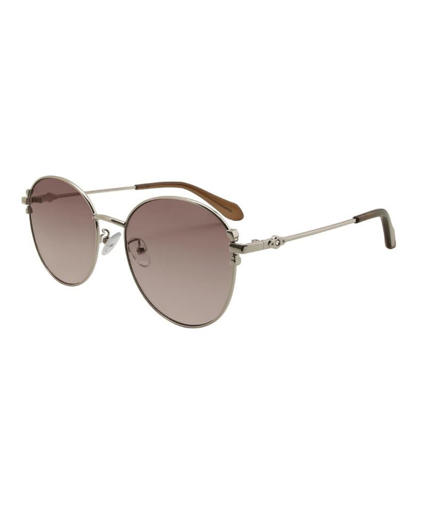 MAISON MASTER Yoko Sunglasses Silver-Pink Brown Two-Tone