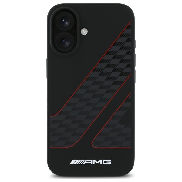 Amg Amhmp16S2Scfr Iphone 16 6,1         Black/Black Hardcase Checkered Flag Pattern Magsafe