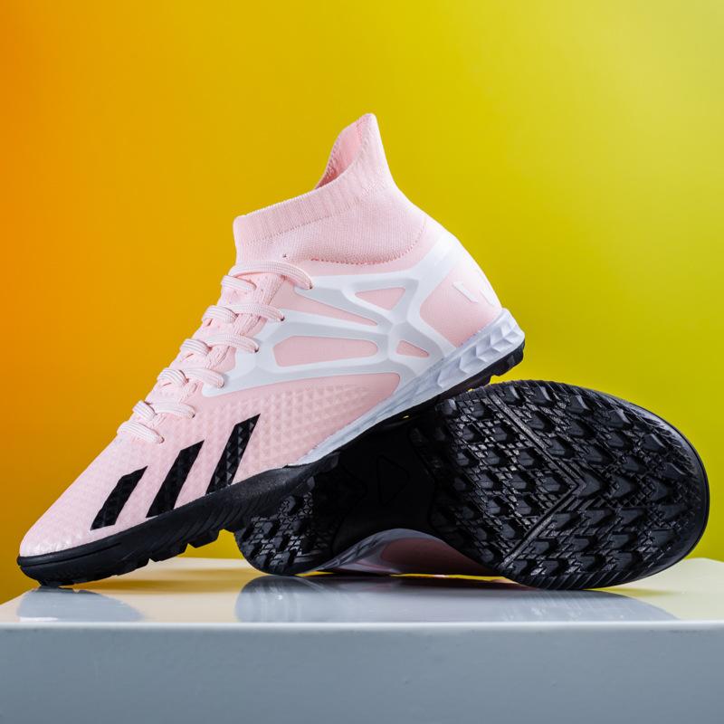 

Популярные футбольные бутсы мужские высокие с шипами для мальчиков, подростков и девочек, тренировочные бутсы для игры на траве 45