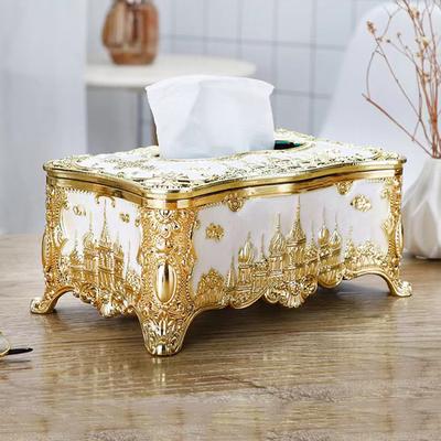 1PC European Style Tissue Box, Home Kitchen, Living Room, Bedroom, Restaurant, Bar, Hotel Napkin Extraction Box, Plastic Box