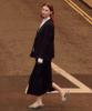 Otte Stripe Belted Maxi Skirt_2Color
