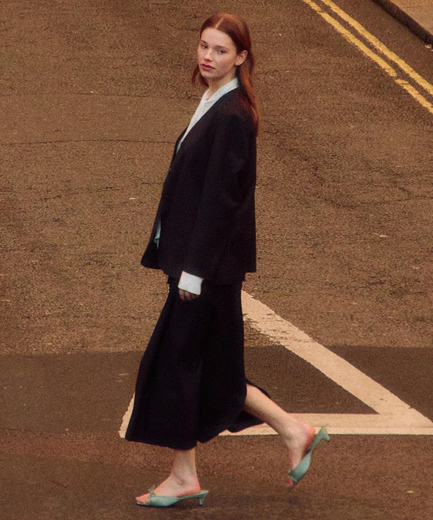 Otte Stripe Belted Maxi Skirt_2Color