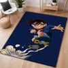 Anime Detective Action Indoor Rug Soft Texture Nonslip Carpet For Girls Bedroom Play Area Home Decor Halloween Gift