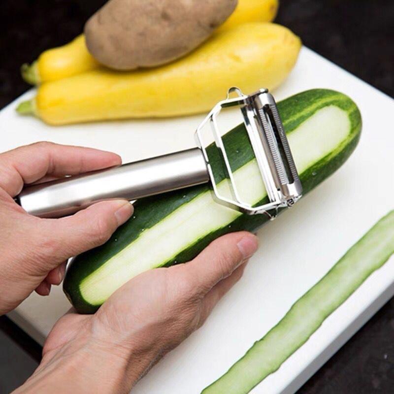 Peeling knife, scraper 304 stainless steel kitchen household multi-functional fruit melon planer, potato peeling planer