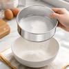 Stainless Steel Fine Mesh Round Handheld Silver Manual Flour Sifter  Baking Prep