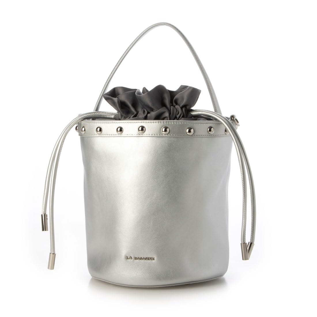 

Handbag Chain Bucket Bag for Silver [Lava Gagery] [Instagrammer Chiyo s Women, (95)