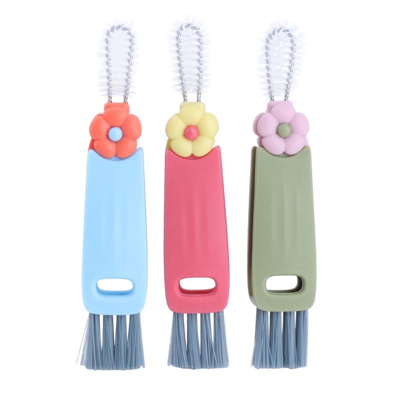 

3pcs Bottle Gaps Cleaner Multifunctional Drinkware Cleaning Brush Convenient and Effective Crevices Cleaning Tool 1