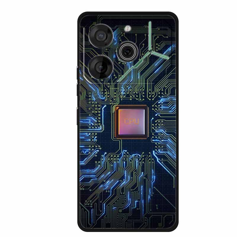 For Tecno Pova 6 Case Luxury TPU Soft Silicone Phone Cases Back Cover for Tecno Pova6 2024 6.78" Shockproof Love New Cute Coque