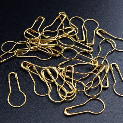30pz Spille da Cucito Piccole 22mm a Forma di Zucca Colore Oro Spille di Ferro Fai da Te Strumenti per Maglia e Uncinetto