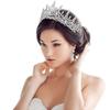 European Style Bridal Crown Alloy Hair Accessories Wedding Rhinestone Headband Electroplating Birthday Crown Dinner Wedding Headdress