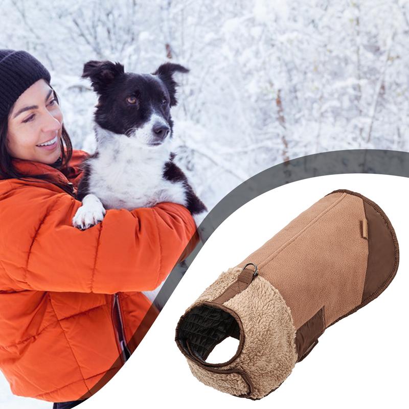 Dog Winter Coat Comfortable Adjustable Pet Costume Warm Dog Coat For Medium Large Puppy Indoor Outdoor Walking Traveling