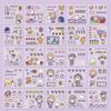 100 Sheets Lovely Cartoon Stickers Sweet Girl Decals Waterproof Adhesive for Child DIY Pencil Case Guitar Computer Cups Decor