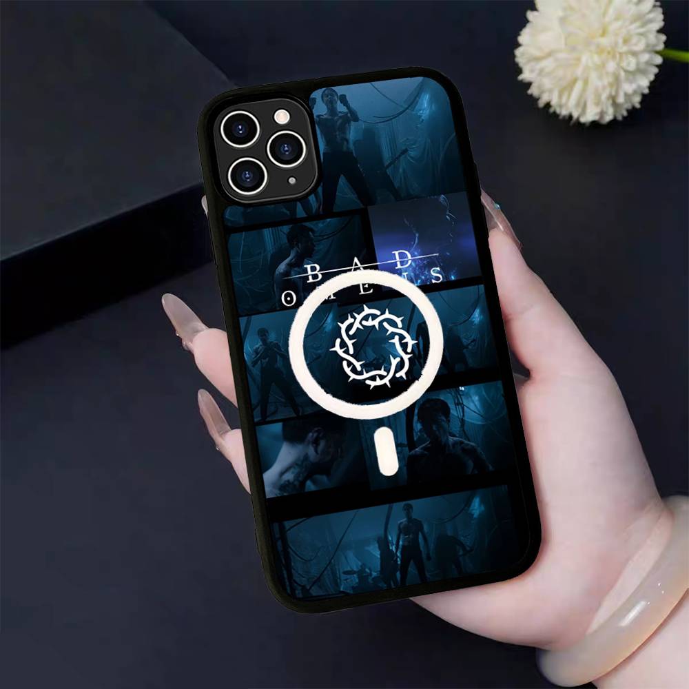 Rock Band Bad O-Omens Magnetic Phone Case For IPhone 16 15 14 13 12 11 17 Pro Max Plus Wireless Charge Cover iPhone 13