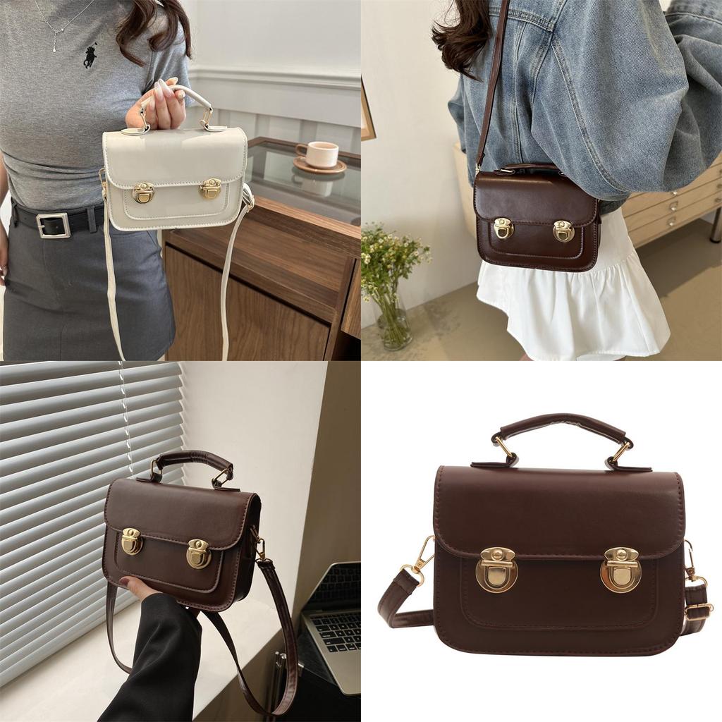 Retro Small Bag 2024 New Trendy Women's Bag Summer Casual Fashionable Simple Crossbody Handheld Box Bag