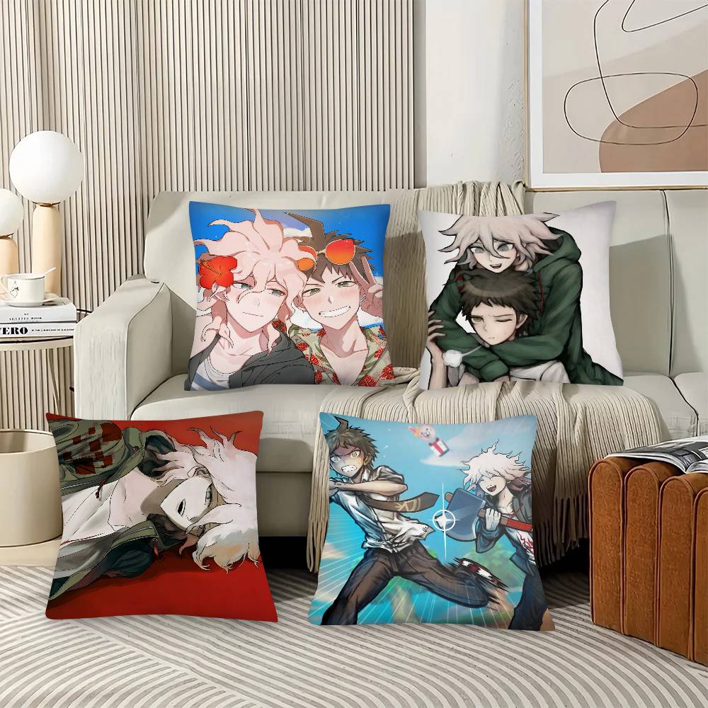 1Pc Nagito Hajime K-Komahina Pillow Case Fashion Square Pillowcase Bedroom Sofa Room Ins Decoration Leisure