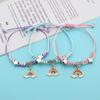 Student Girlfriend's Korean-Style Simple Cute Friendship Woven Bracelet Set - Handmade, Colorful, Three-Piece Rope