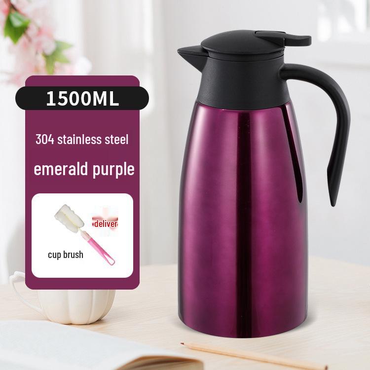 304 Stainless Steel Insulated Kettle for Commercial Use in Hotels, Restaurants, and Teahouses