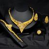 ANIID Modische Afrikanische Vergoldete Schmucksets für Damen Geschenke Äthiopisch Indisch Dubai Braut Halskette und Ohrringe Set Hochzeit