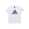 Adidas T Shirts Men's White Crew Neck Moderate FT2816