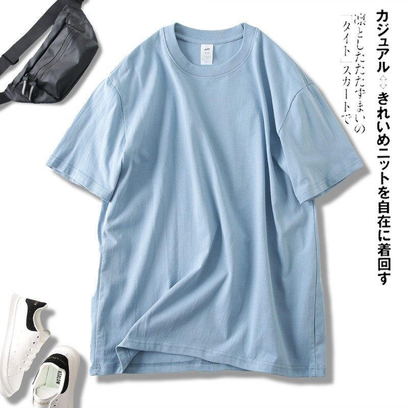 Big Sale Leak-Picking Export Men's Cut Label Tail Single Pure Cotton Short Sleeve T-Shirt Summer Solid Color Basic Half Sleeve Bottoming Shirt