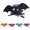 Metallic Woven Halloween Duckbill Clips Barrettes Cosplay Hair Clip Bat Wings Hairpin  School