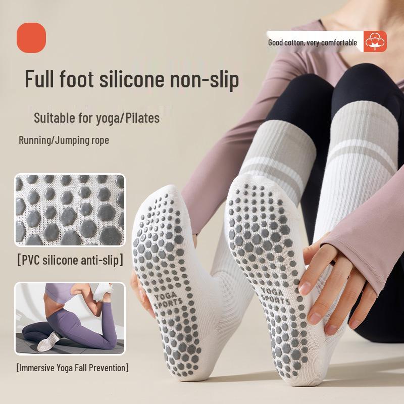 Women's Kinesiology Compression Calf Socks for Yoga, Pilates, Running, and Fitness