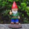 Micro Middle Finger Gnome Statue 3D Drunk Gnome Statue Mini Resin Doll Garden Decoration Resin Garden Figurines Garden Gnomes