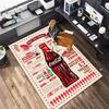 Christmas Gift Halloween Themed Cola Beverage Coca Cola Carpet Is Suitable for Living Room and Bedroom Doormats Office Balcony Decorative Carpet V26
