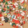 10/20/30 Pcs Random Mix Christmas Santa Claus Elk Charm Pendants for Earrings Necklace DIY Bracelet Jewelry Making Accessories