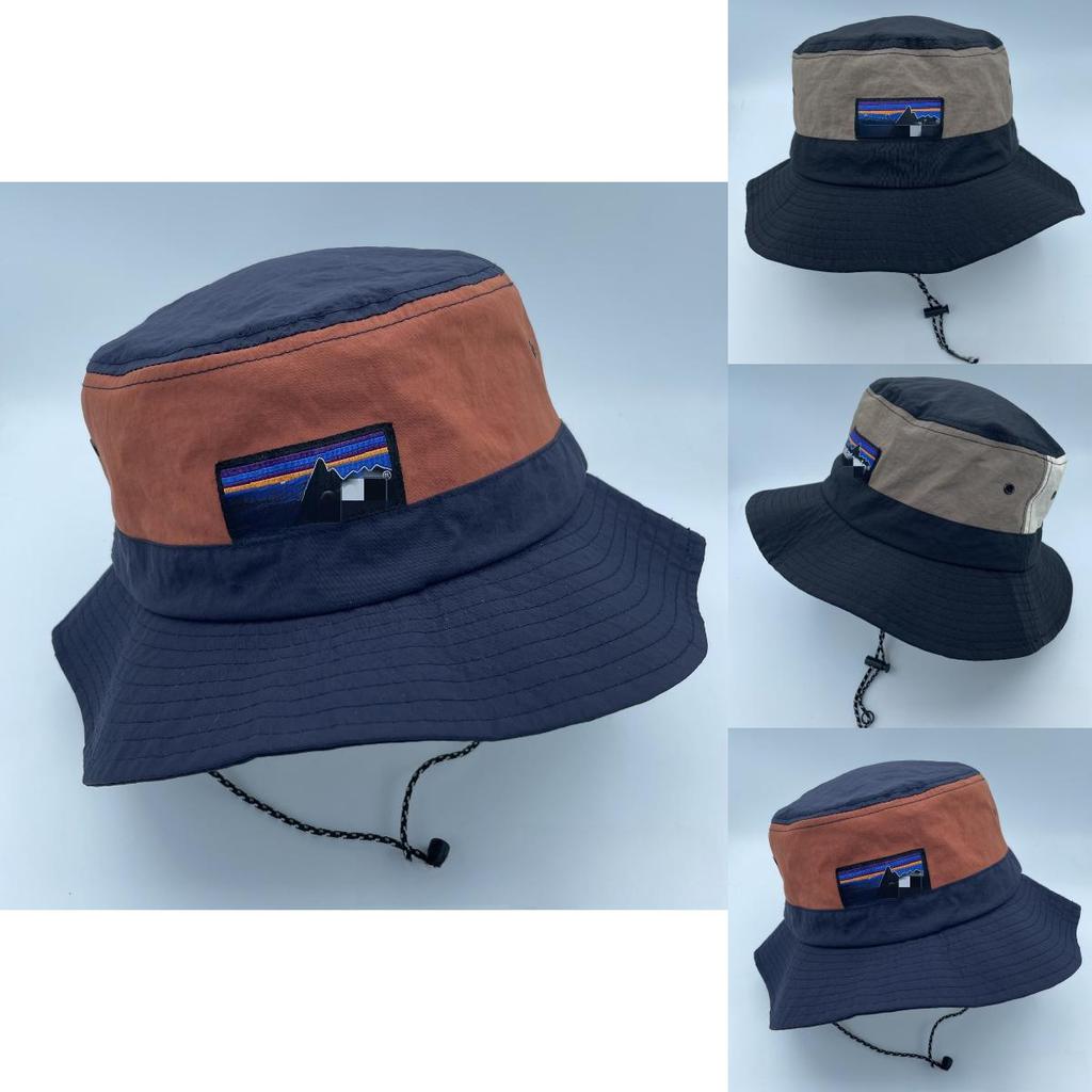 Summer Nylon Fisher Hat With Wide Brim And Sun Protection For Outdoor Activities