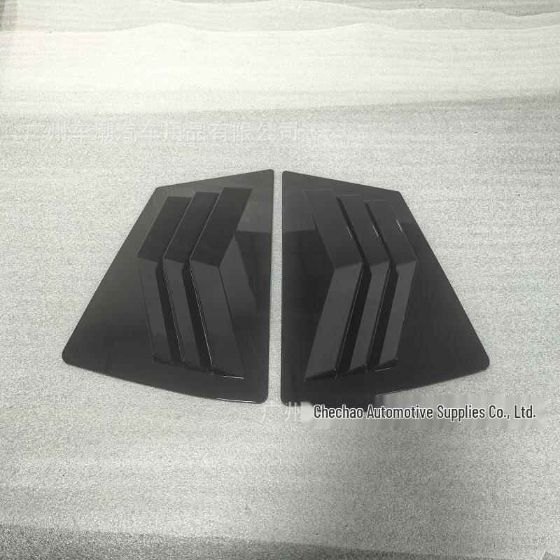 Mazda 3 Sedan Carbon Fiber Window Louvers - Triangle Exterior Decoration