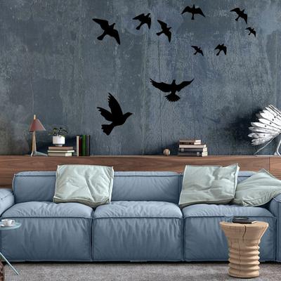 Window Alert Bird Stickers Set - Prevent Bird Strikes On Doors and Windows Glass