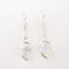 Milky Opal Gemstone 925 Solid Silver Jewelry Handmade Drop/Dangle Earrings 2.3" EE-166-16