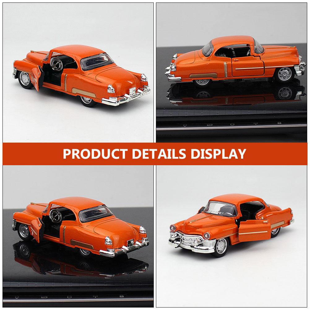1/36 Méretarányú Cadillac Vintage Autók Ötvözet Die-Cast Húzható Hátra Fém Modell Klasszikus Autó Gyűjtői Darab Gyerekeknek Felnőtteknek Ajándék Die-Cast Nyitható Ajtós Autó