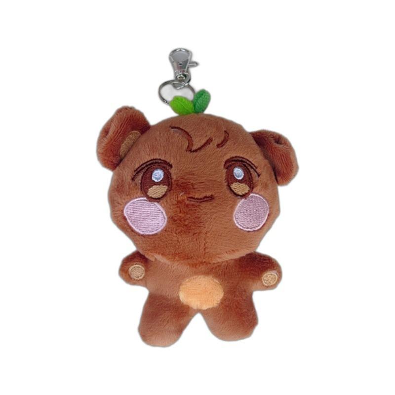 ATEEZ Flash Keychain Idols Edition Ateez Characters Mini Doll Plush Pendant Anime Cute Fan Gift Portable