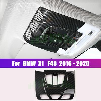 Pro BMW X1 F48 2016 Barva karbonových vláken Krycí lišta panelu vnitřního předního světla na čtení Interiér Střecha