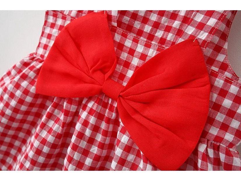 Girls' Plaid Cotton Sundress - 2022 Summer Edition