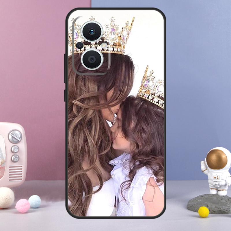 Beautiful Mother Daughter Son Funda For OPPO Reno 11 F 12F 13F 14F 10 12 13 14 Pro 7 8 Lite OPPO Find X9 X6 X5 X8 Pro Case