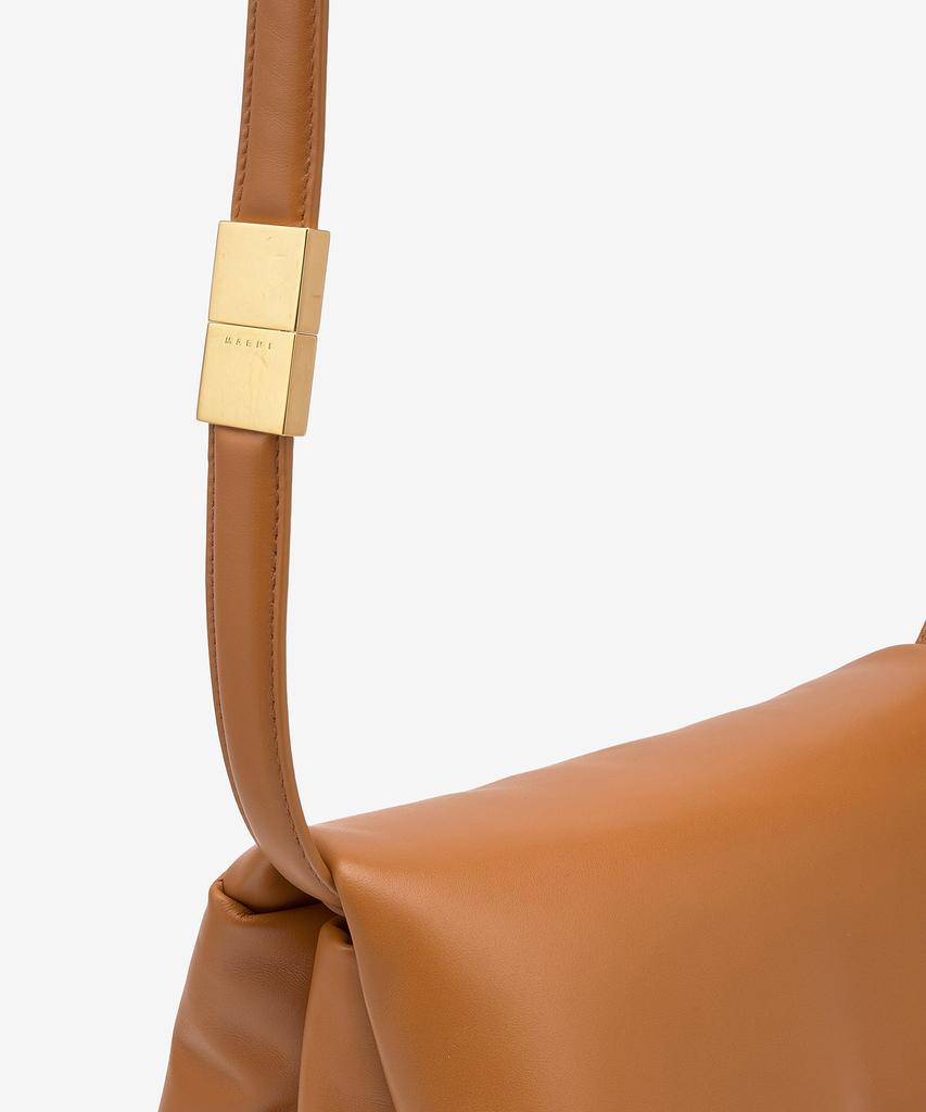 Marni Prisma Small Shoulder Bag - Biscuit / Sbmp0122Uop529800W78