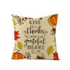 Home Thanksgiving Pumpkin Polyester Pillow Cover Home Sofa Pillow Cushion Cover