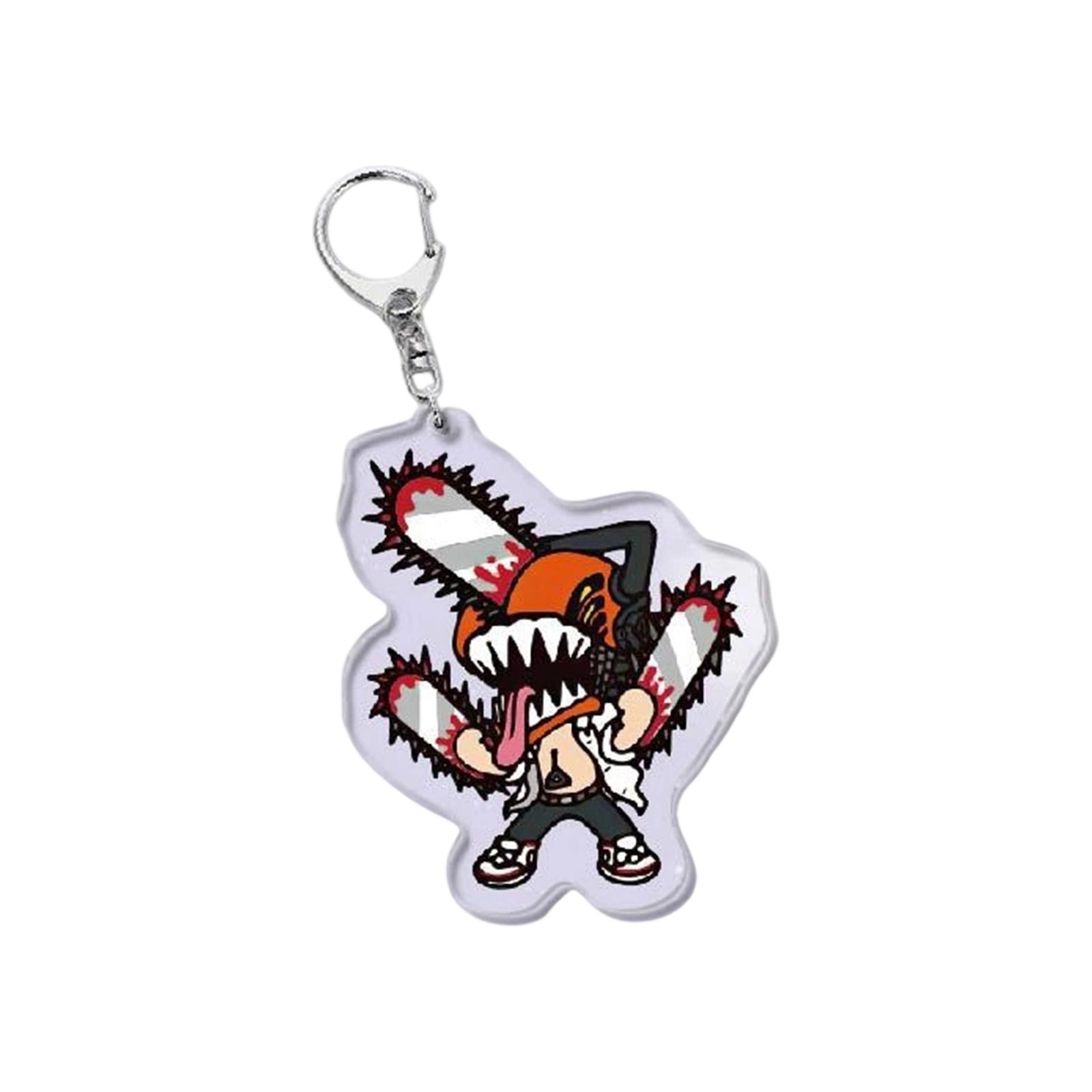 

1 Pc 2D Double Sided Transparent Cartoon Gift Cute Pendant One Size