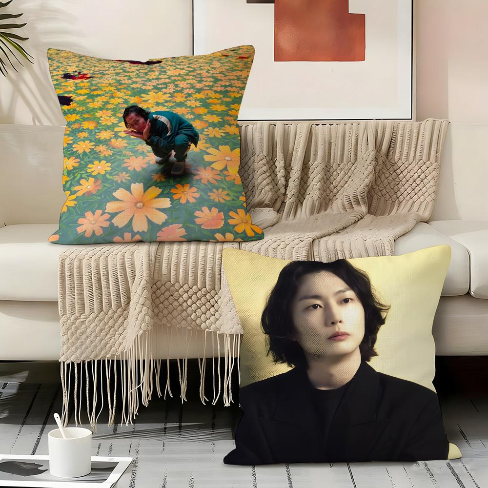 Roh J-Jae-won Actor Pillow Case Pillowcase, Double-sided Printed, Sofa Cushion, Bedroom Headboard Pillow