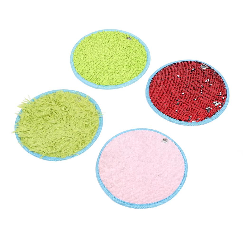 10pcs Felt Sensory Mat Multi Shape Textured Sensory Pad Sensory Floor Tile Educational Tactile Sensory Toy for Autism