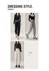 Elastic Waist Strap Sports Ankle Pants for Women