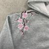 European and American autumn and winter personalized street flower embroidery retro men's and women's hooded cardigan