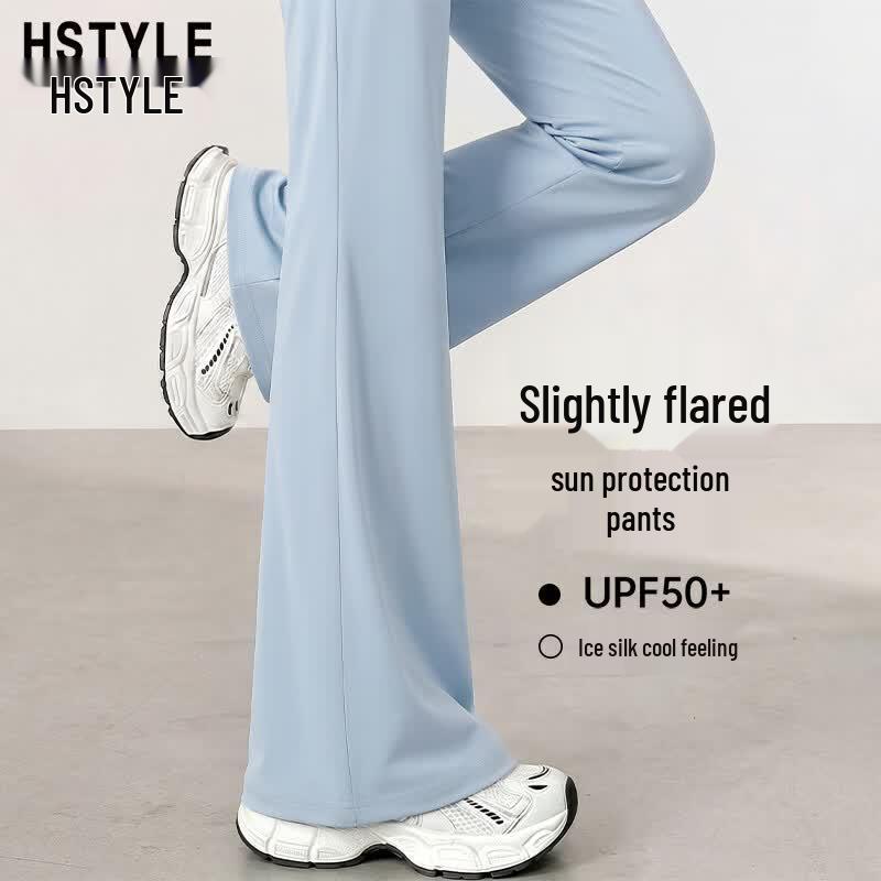 Women s Ice Silk UPF50+ Sun Protection Flare Pants L