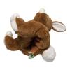 Cute Hanbai Plush Hand Puppet, Plush Type, PV Rabbit, Sitting, Brown, J0080